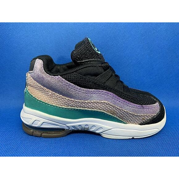 NIKE AIR MAX 95 TD "Have a Nike Day" Athletic Shoes CI5648-001Toddler Kids Sz 7C - Picture 4 of 10